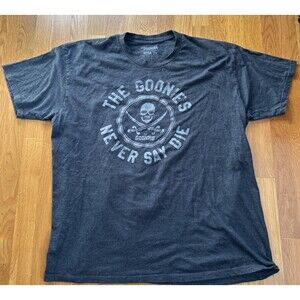 Vtg Goonies T Shirt 2X Never Say Die Ripple Junction  Warner Bros Made In USA